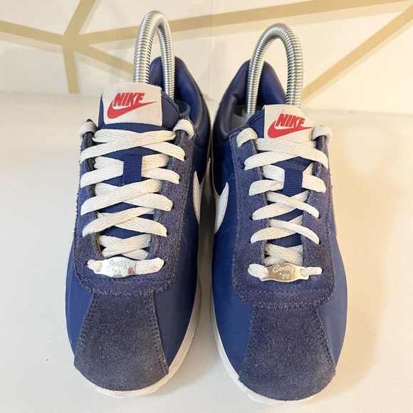 Nike Cortez Los Angeles Dodgers CI9957-400 Blue Sneakers Shoes 4Y Women 5.5 - Picture 4 of 13